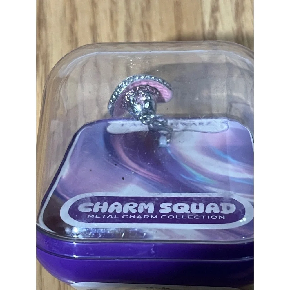 FAO‎ Schwarz Charm Squad Pink Cowboy Hat Metal Charm Rhinestone Western New